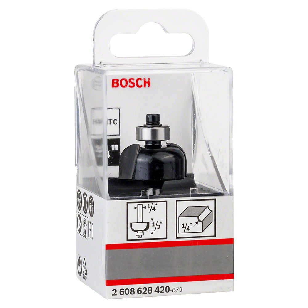 Fresa Borda Meia Cana R1-4 Haste 1-4 com Rolamento Bosch 76374_01